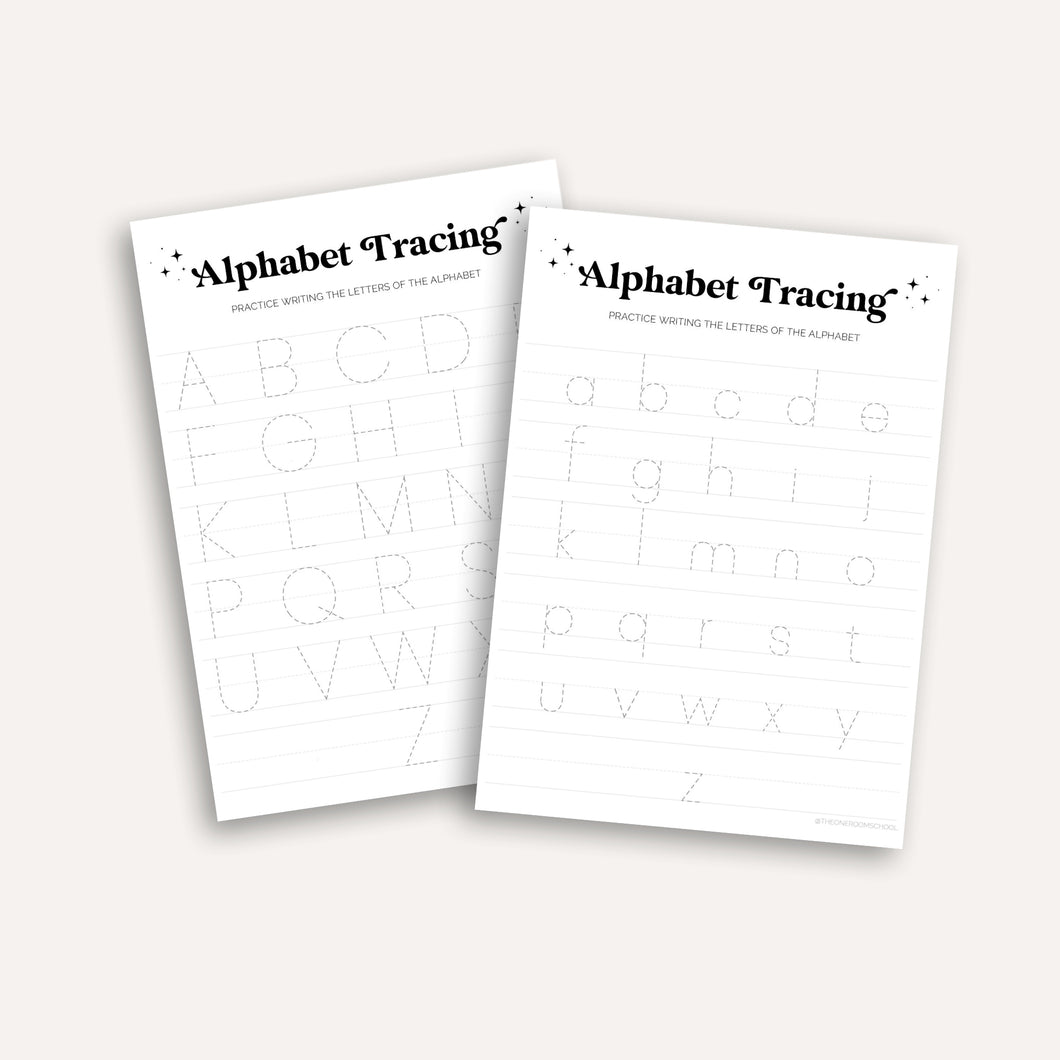 Alphabet Tracing Worksheets